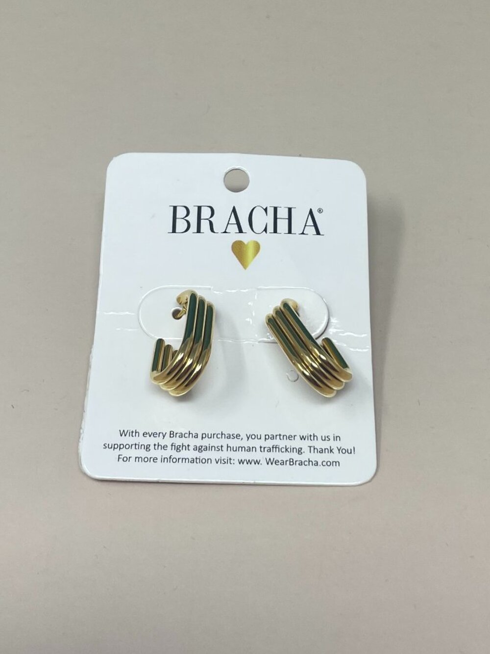 NWT | Bracha | Casidy Hoop Earrings